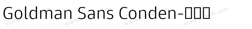 Goldman Sans Conden字体转换